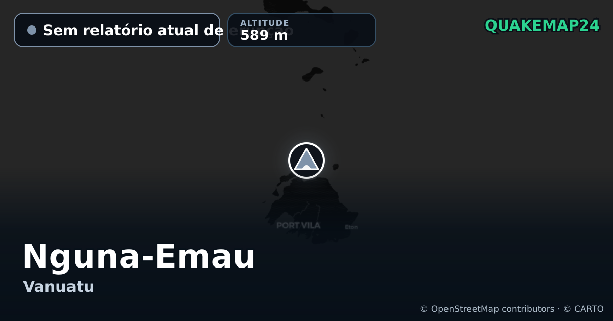 Nguna-Emau · Sem relatório atual de erupção · 589 m