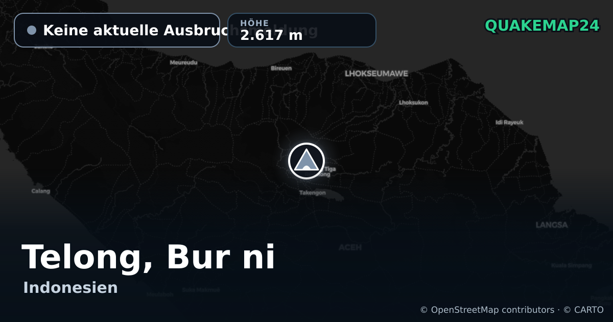 Telong, Bur ni · Keine aktuelle Ausbruchsmeldung · 2.617 m