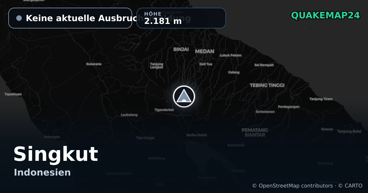 Singkut · Keine aktuelle Ausbruchsmeldung · 2.181 m