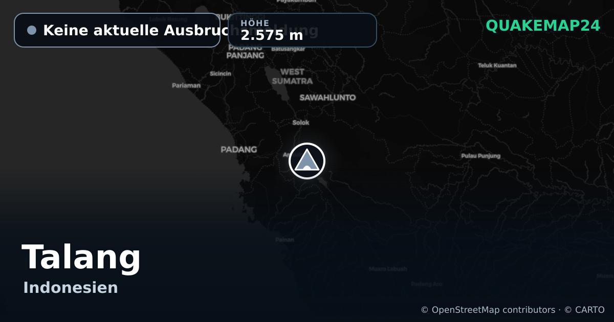 Talang · Keine aktuelle Ausbruchsmeldung · 2.575 m