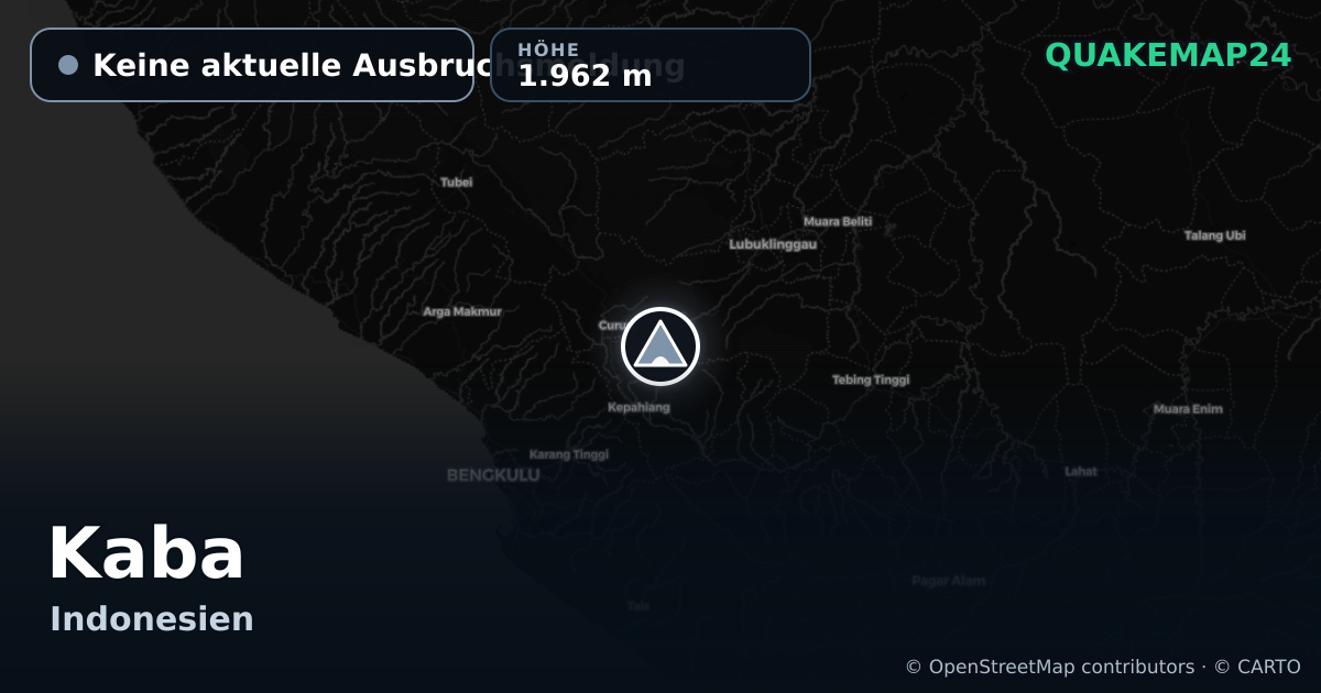 Kaba · Keine aktuelle Ausbruchsmeldung · 1.962 m