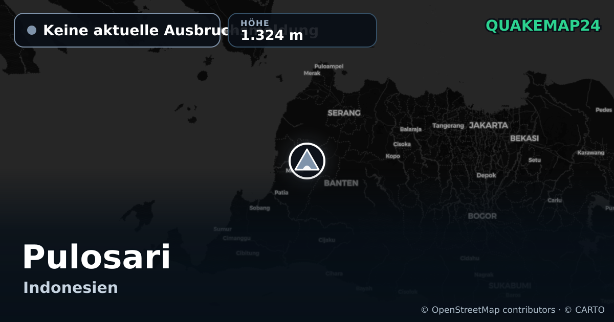 Pulosari · Keine aktuelle Ausbruchsmeldung · 1.324 m