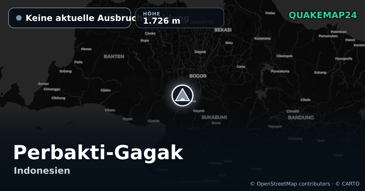 Perbakti-Gagak · Keine aktuelle Ausbruchsmeldung · 1.726 m
