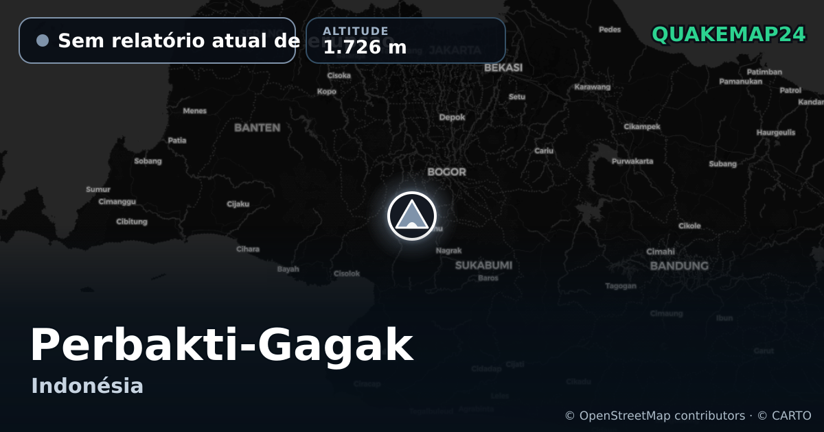 Perbakti-Gagak · Sem relatório atual de erupção · 1.726 m