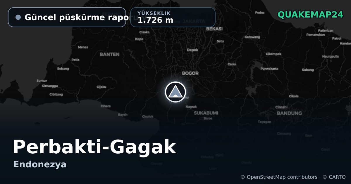 Perbakti-Gagak · Güncel püskürme raporu yok · 1.726 m