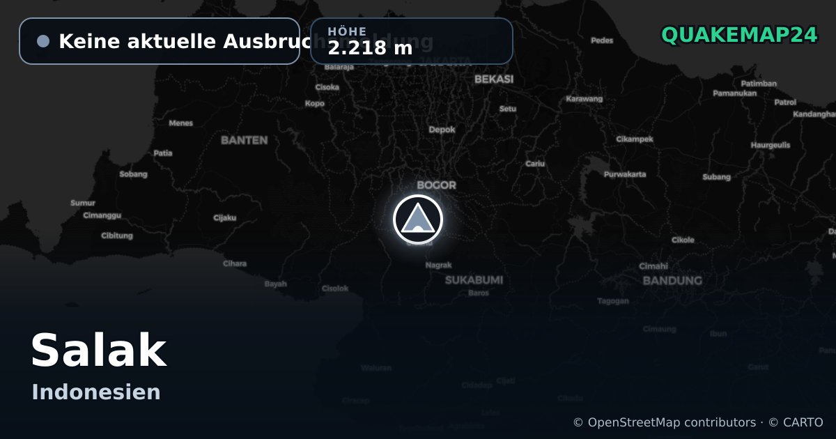 Salak · Keine aktuelle Ausbruchsmeldung · 2.218 m