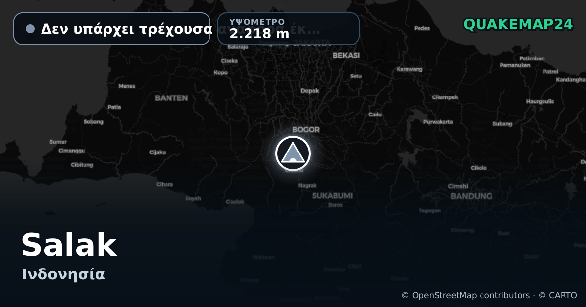 Salak · Δεν υπάρχει τρέχουσα αναφορά έκρηξης · 2.218 m