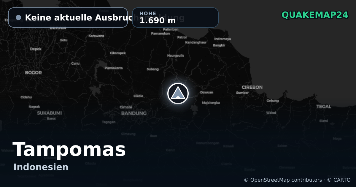 Tampomas · Keine aktuelle Ausbruchsmeldung · 1.690 m