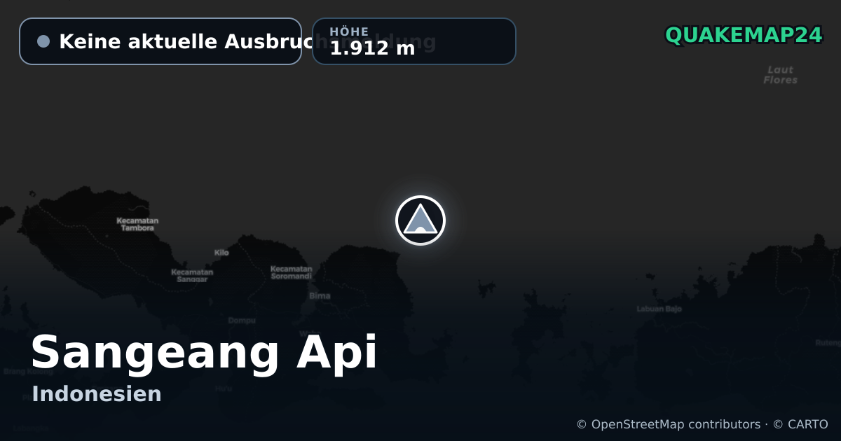 Sangeang Api · Keine aktuelle Ausbruchsmeldung · 1.912 m