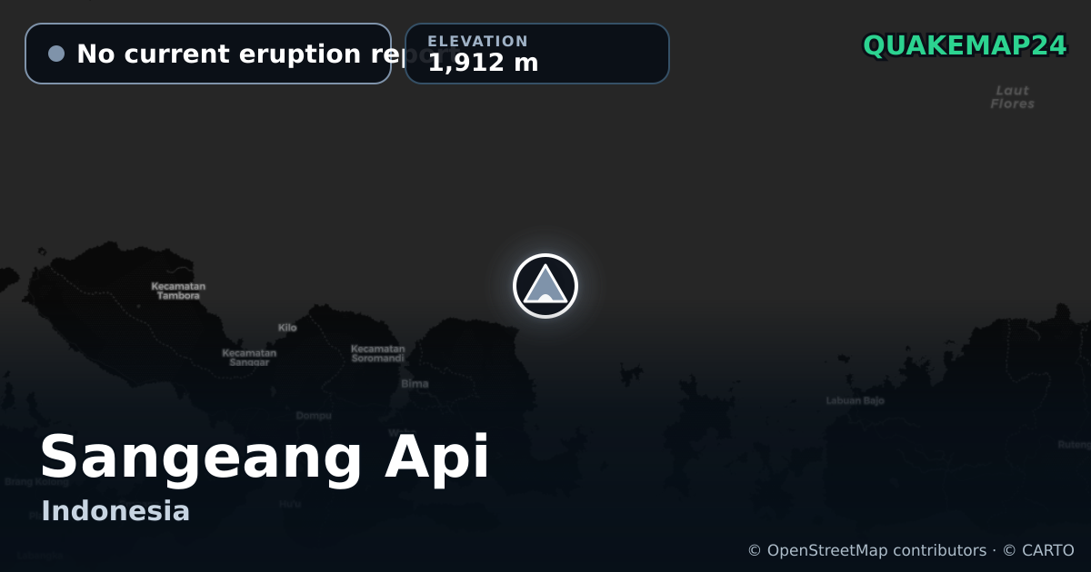 Sangeang Api · No current eruption report · 1,912 m