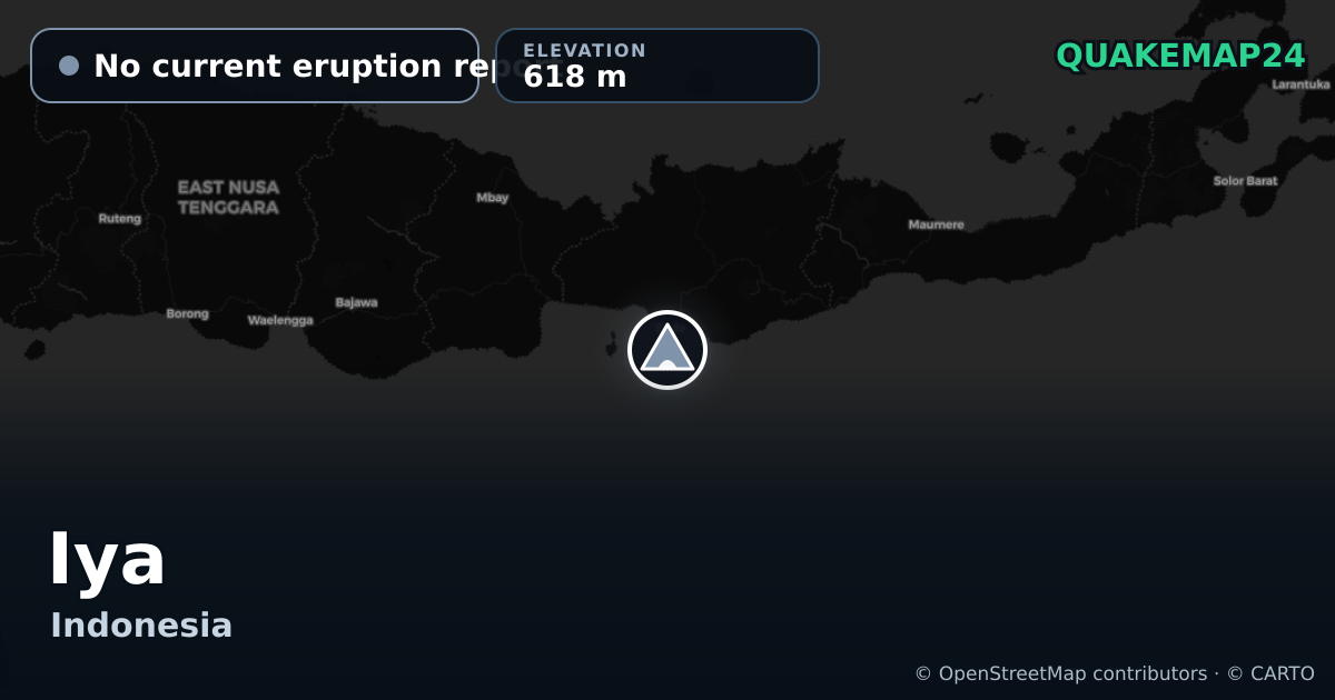 Iya · No current eruption report · 618 m