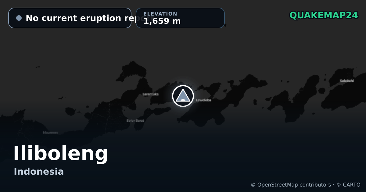 Iliboleng · No current eruption report · 1,659 m