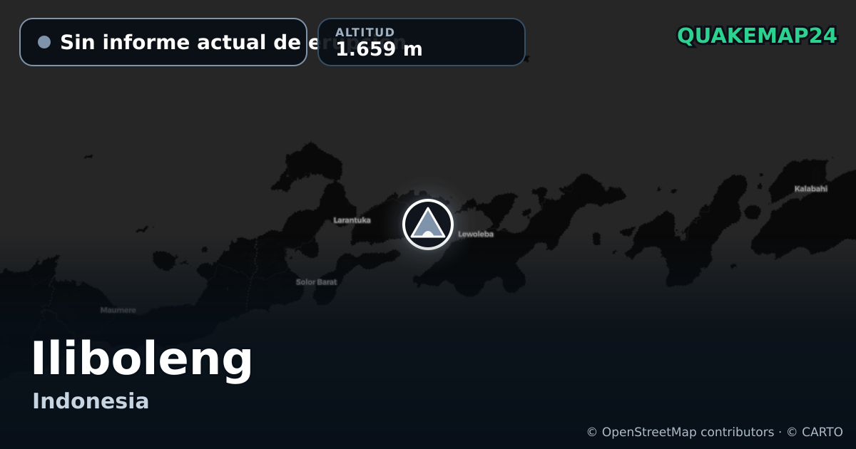 Iliboleng · Sin informe actual de erupción · 1.659 m