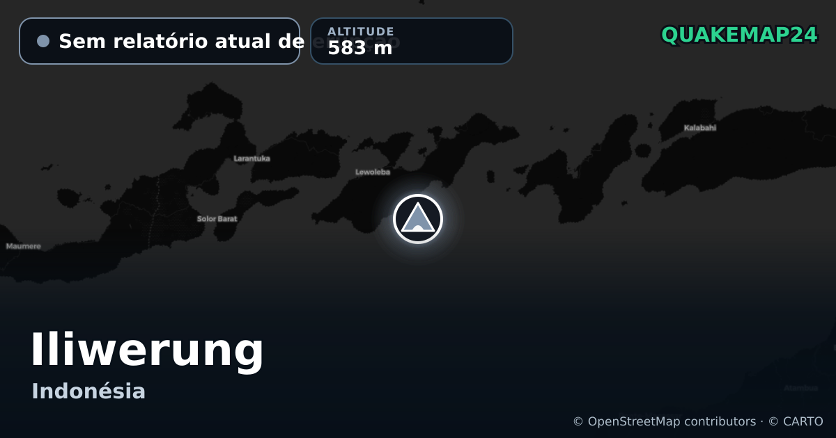 Iliwerung · Sem relatório atual de erupção · 583 m