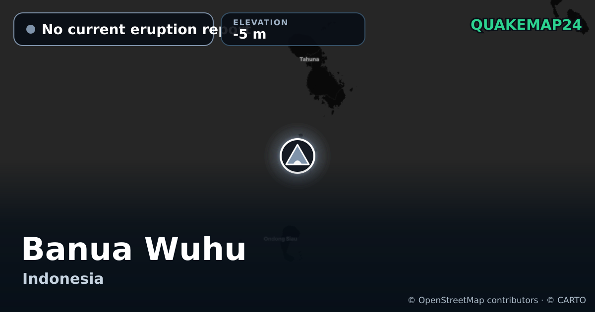 Banua Wuhu · No current eruption report · -5 m