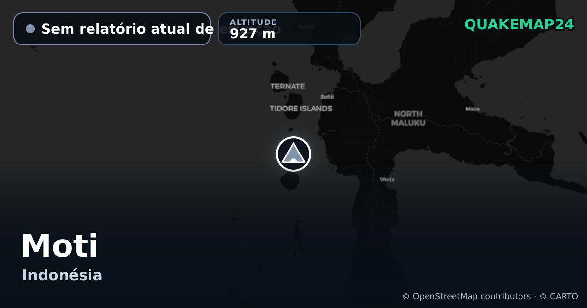 Moti · Sem relatório atual de erupção · 927 m