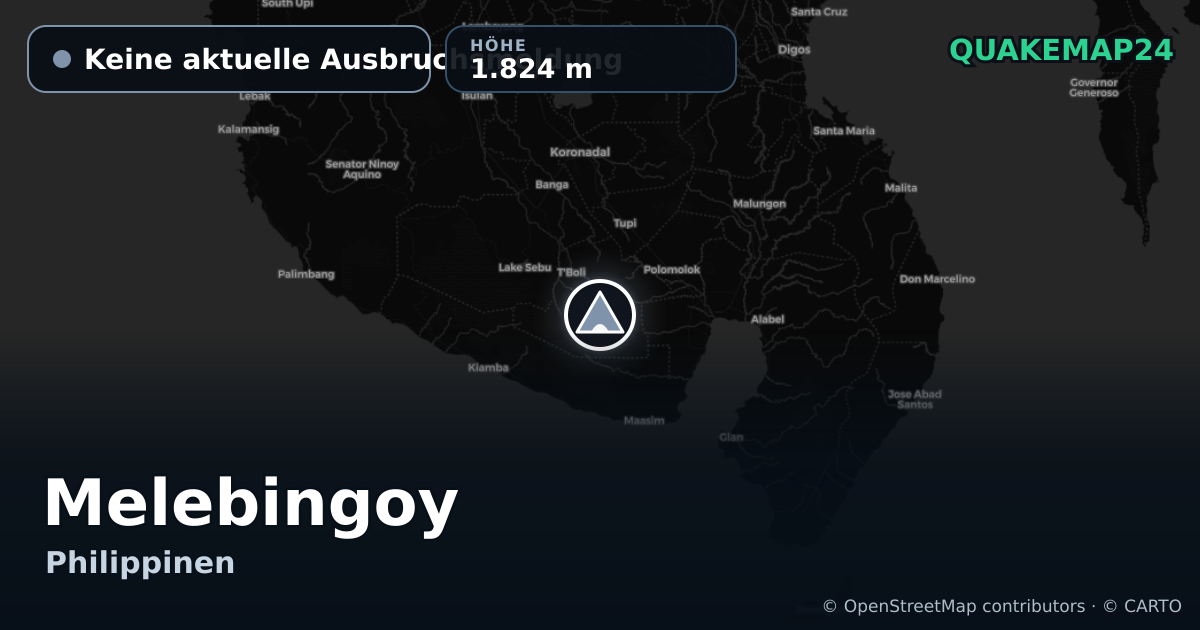 Melebingoy · Keine aktuelle Ausbruchsmeldung · 1.824 m