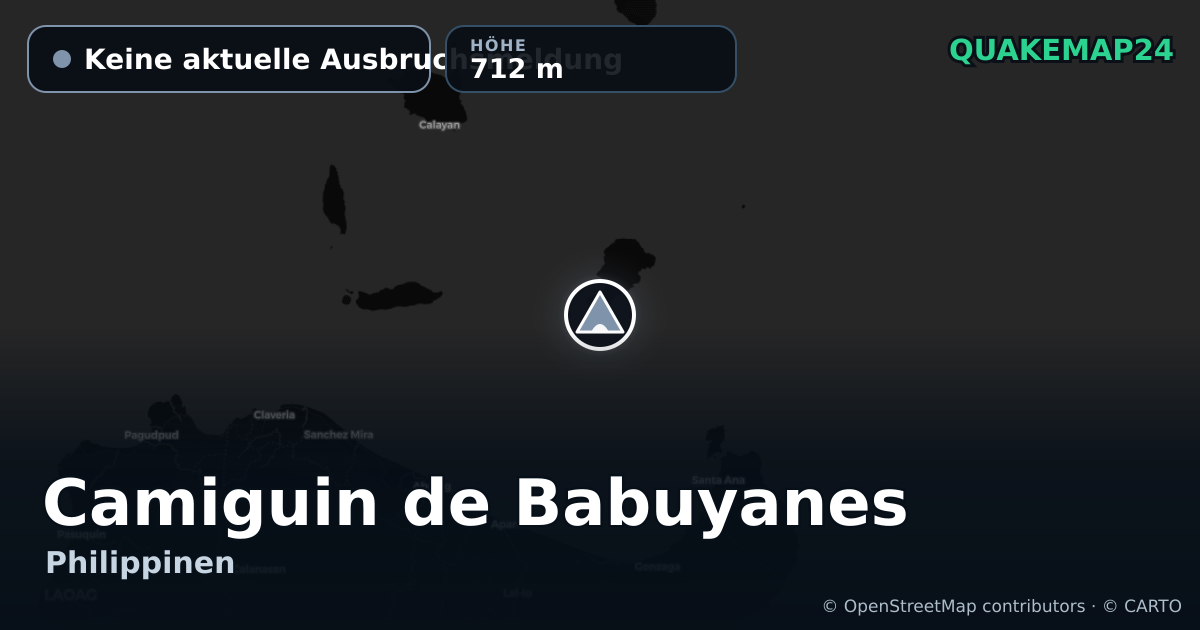 Camiguin de Babuyanes · Keine aktuelle Ausbruchsmeldung · 712 m