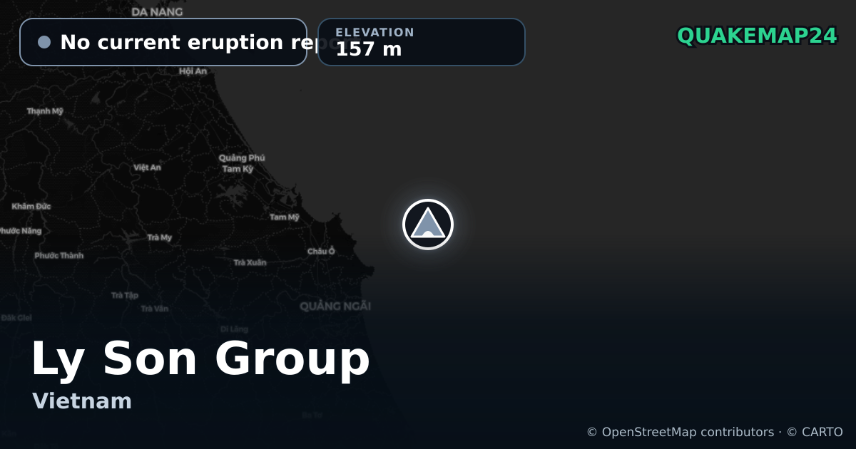 Ly Son Group · No current eruption report · 157 m
