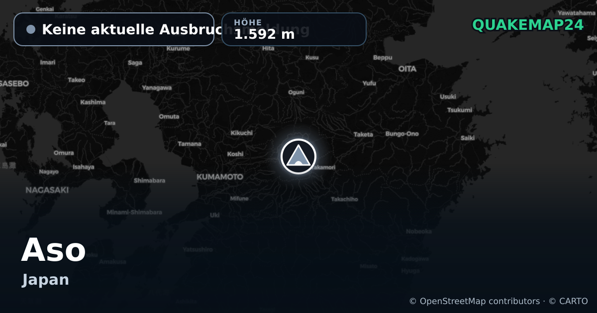 Aso · Keine aktuelle Ausbruchsmeldung · 1.592 m