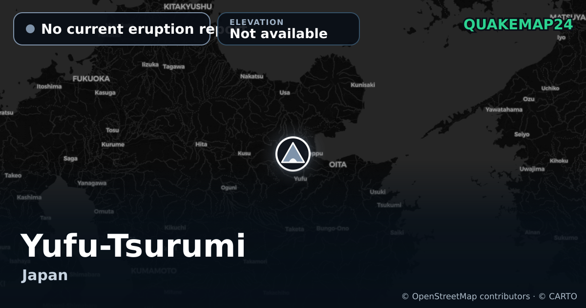 Yufu-Tsurumi · No current eruption report · Not available