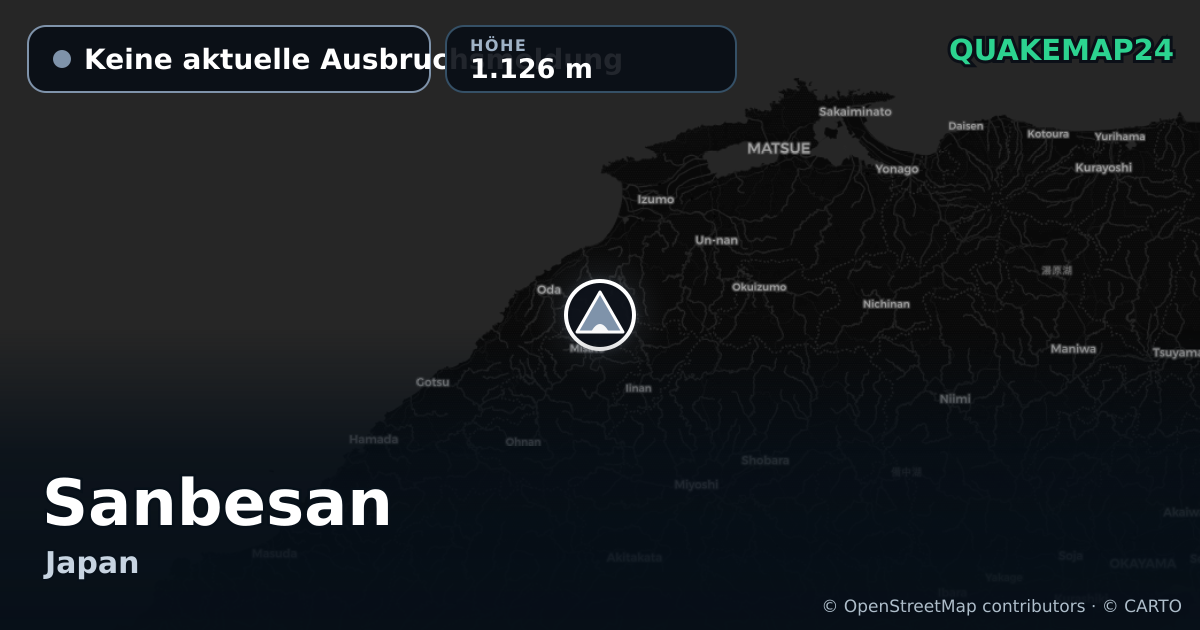 Sanbesan · Keine aktuelle Ausbruchsmeldung · 1.126 m