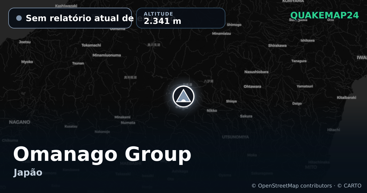 Omanago Group · Sem relatório atual de erupção · 2.341 m