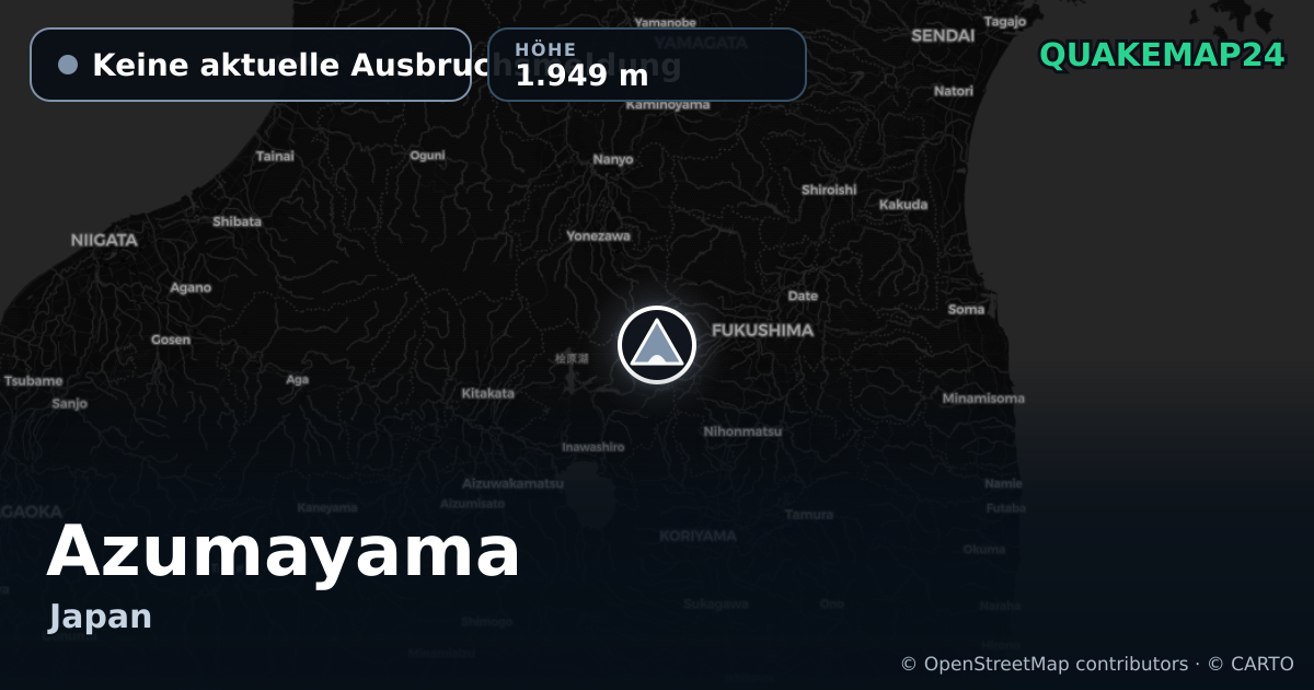Azumayama · Keine aktuelle Ausbruchsmeldung · 1.949 m