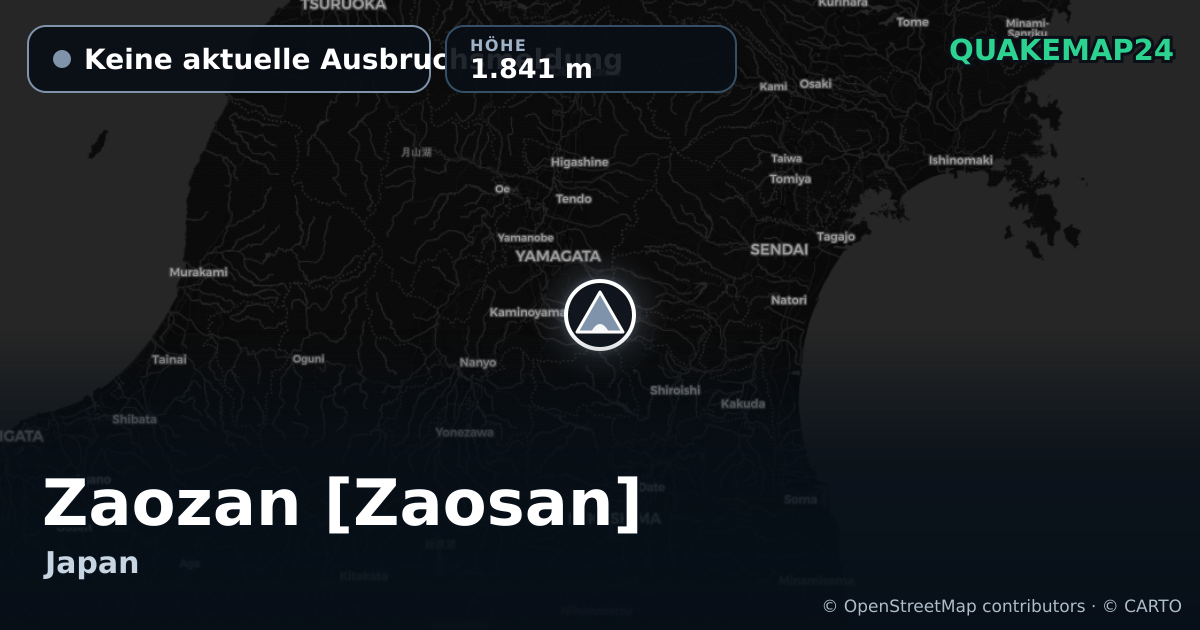 Zaozan [Zaosan] · Keine aktuelle Ausbruchsmeldung · 1.841 m
