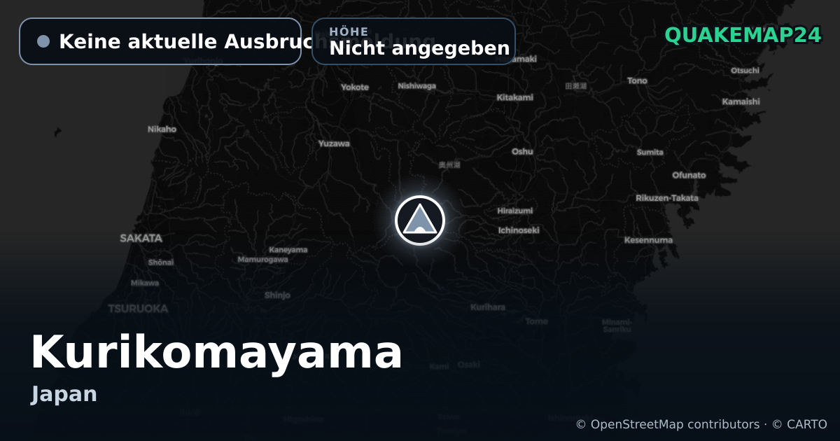 Kurikomayama · Keine aktuelle Ausbruchsmeldung · Nicht angegeben