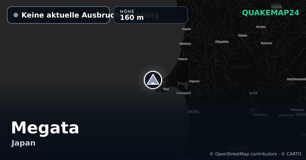 Megata · Keine aktuelle Ausbruchsmeldung · 160 m