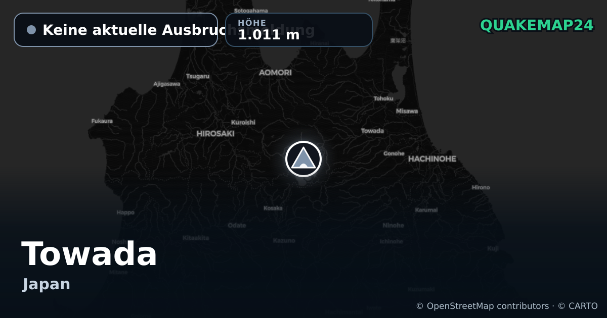 Towada · Keine aktuelle Ausbruchsmeldung · 1.011 m
