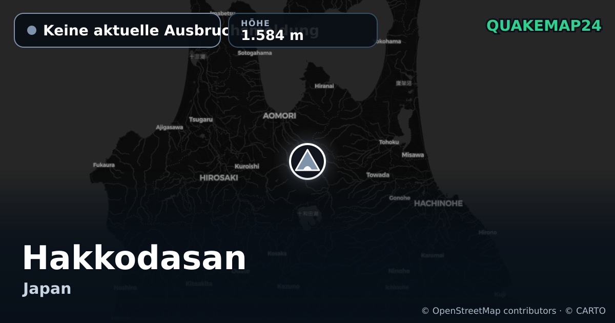 Hakkodasan · Keine aktuelle Ausbruchsmeldung · 1.584 m