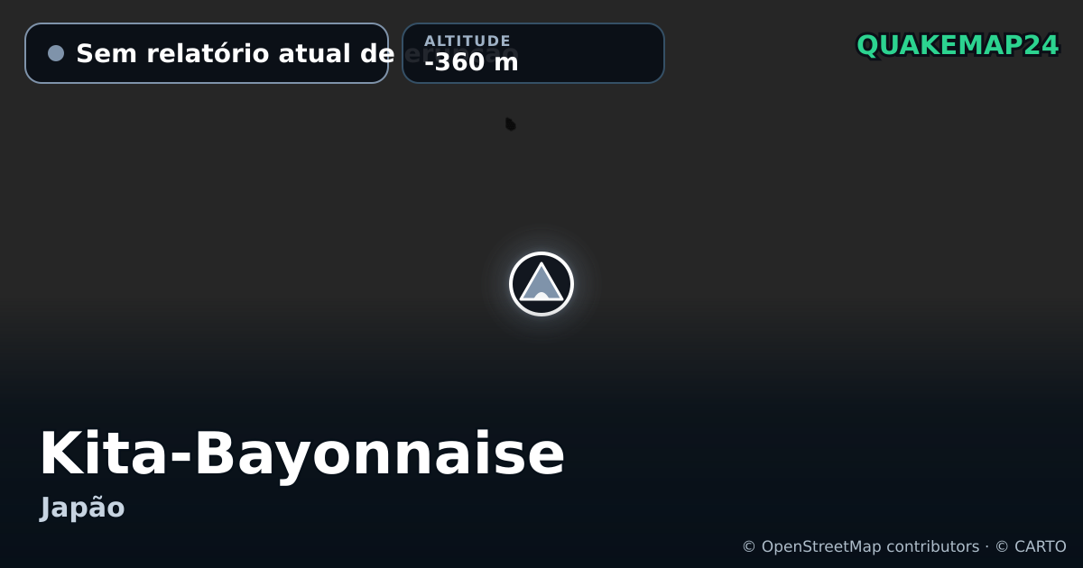 Kita-Bayonnaise · Sem relatório atual de erupção · -360 m