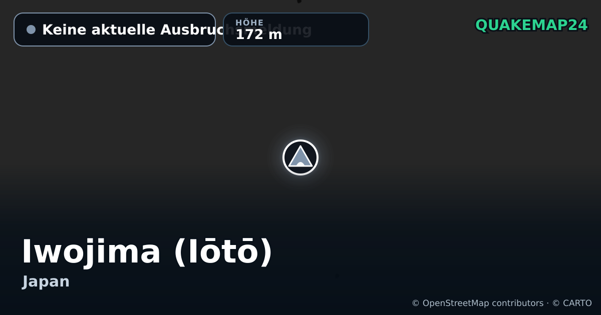 Iwojima (Iōtō) · Keine aktuelle Ausbruchsmeldung · 172 m