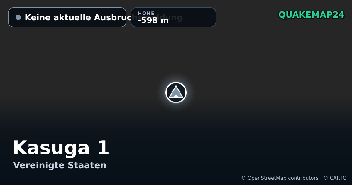 Kasuga 1 · Keine aktuelle Ausbruchsmeldung · -598 m