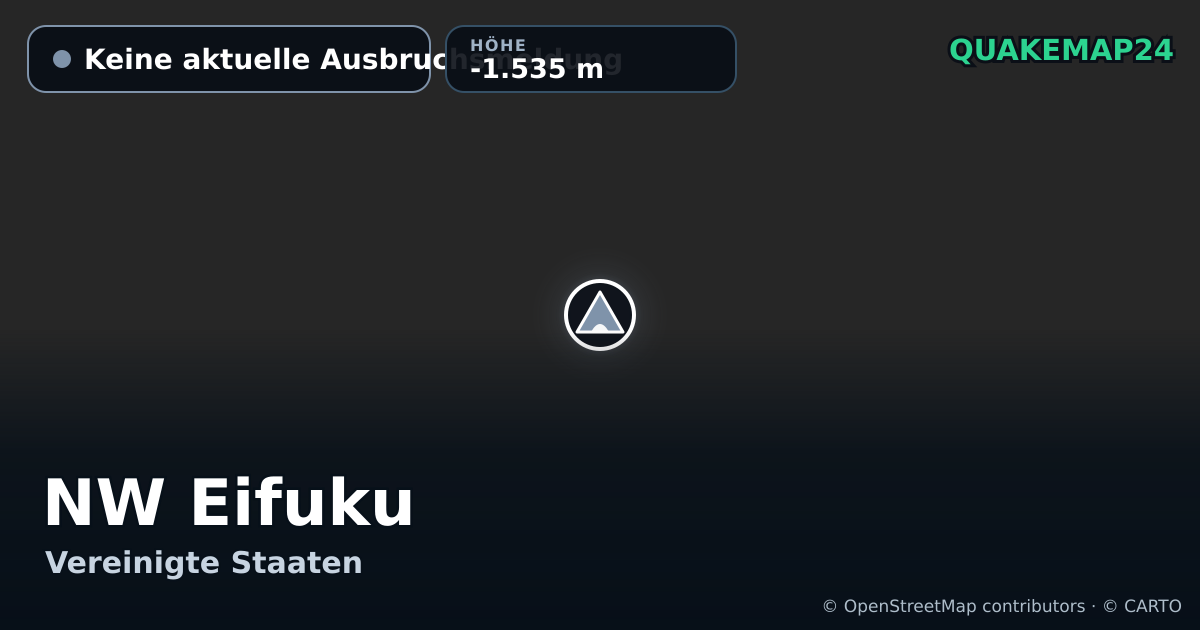 NW Eifuku · Keine aktuelle Ausbruchsmeldung · -1.535 m