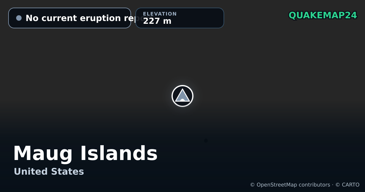 Maug Islands · No current eruption report · 227 m