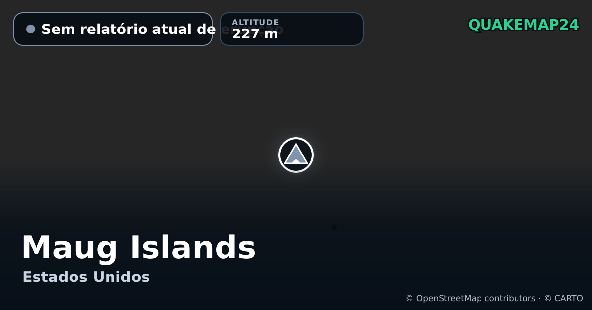 Maug Islands · Sem relatório atual de erupção · 227 m