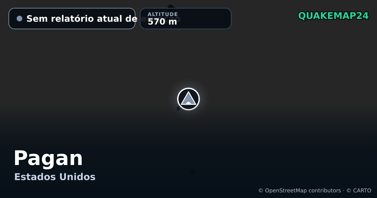 Pagan · Sem relatório atual de erupção · 570 m