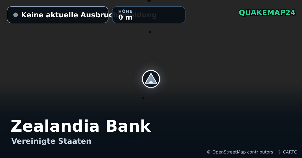 Zealandia Bank · Keine aktuelle Ausbruchsmeldung · 0 m