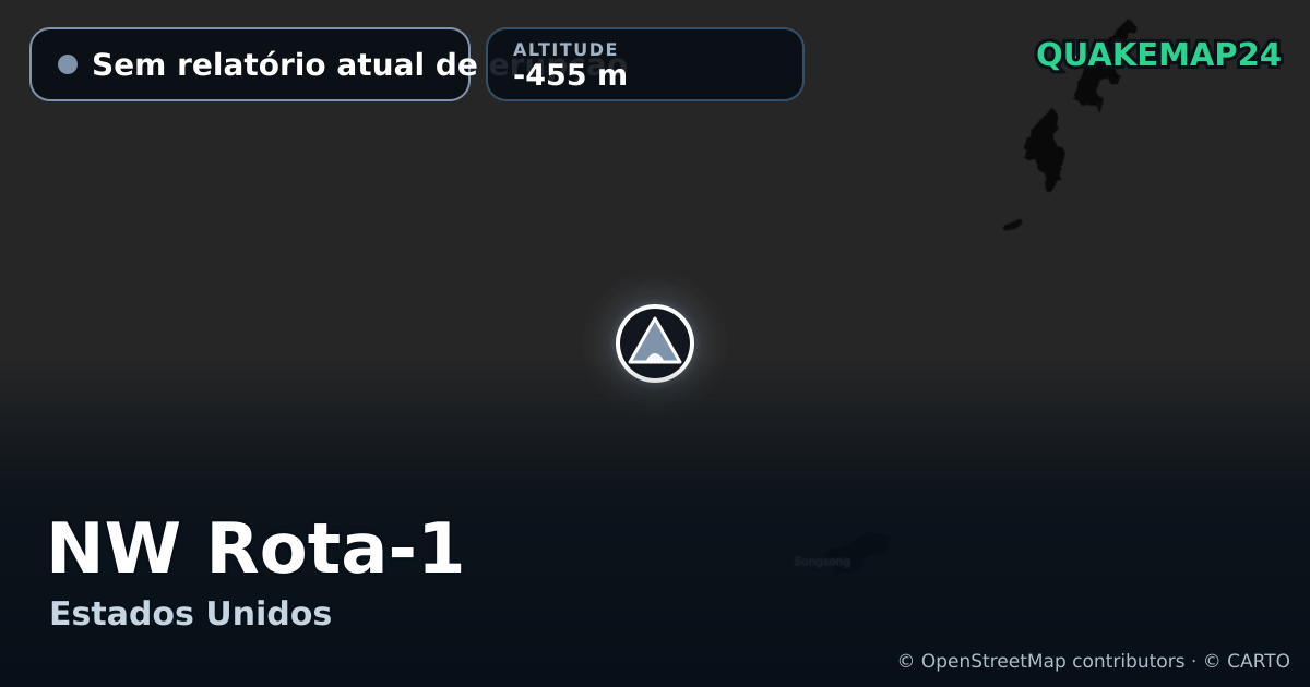 NW Rota-1 · Sem relatório atual de erupção · -455 m