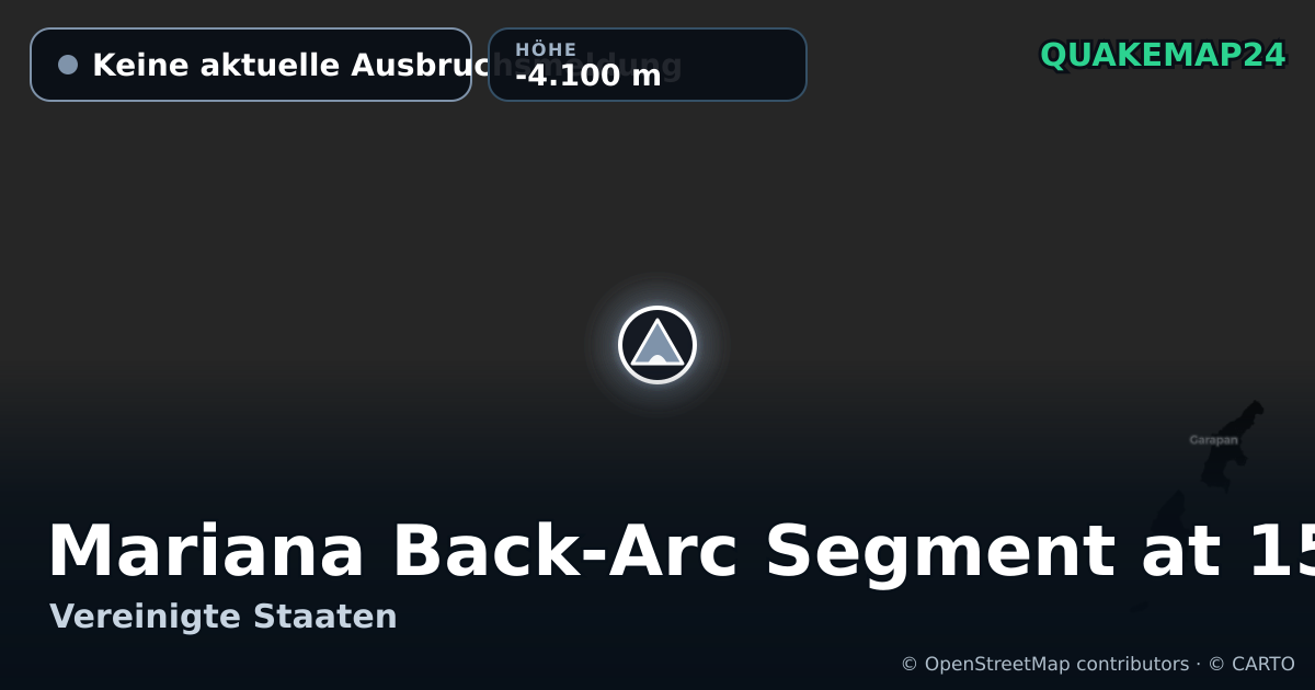 Mariana Back-Arc Segment at 15.5°N · Keine aktuelle Ausbruchsmeldung · -4.100 m