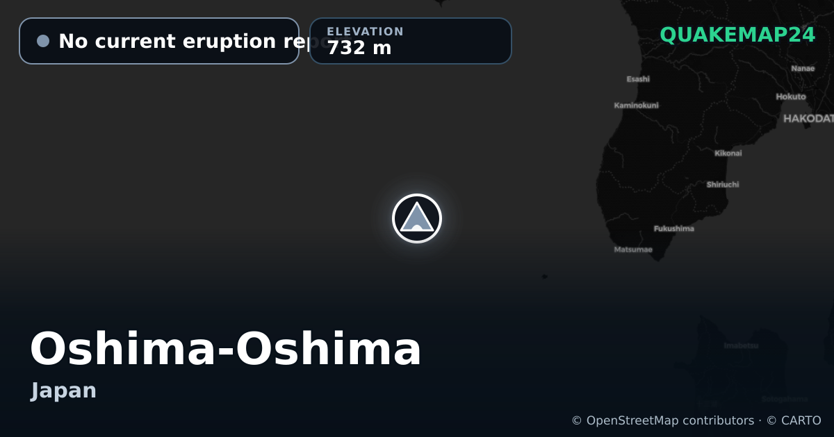 Oshima-Oshima · No current eruption report · 732 m