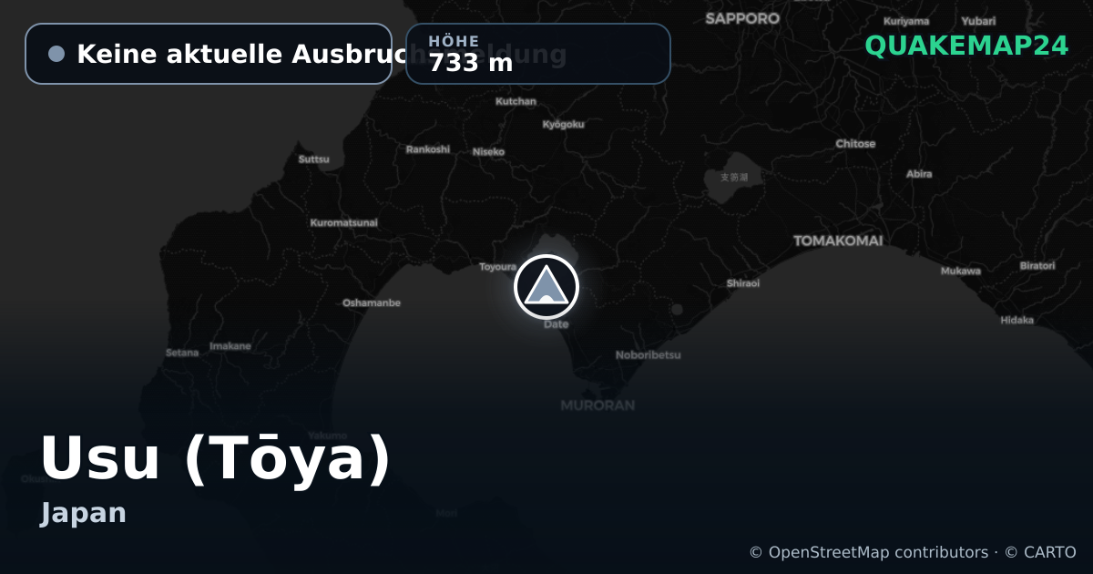 Usu (Tōya) · Keine aktuelle Ausbruchsmeldung · 733 m