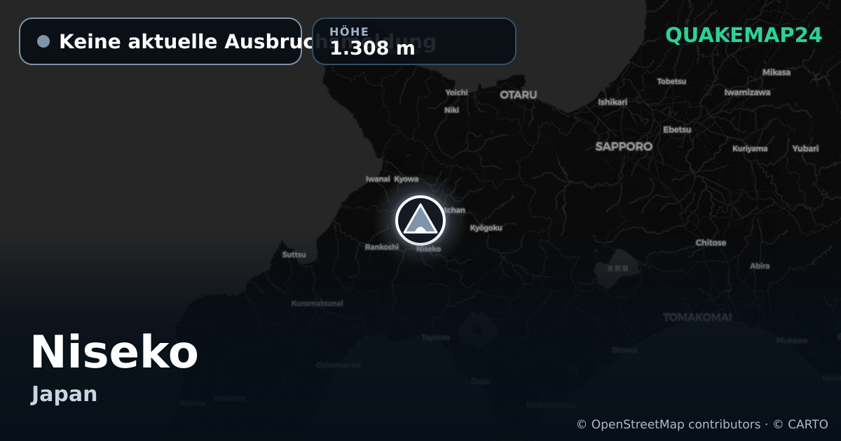 Niseko · Keine aktuelle Ausbruchsmeldung · 1.308 m
