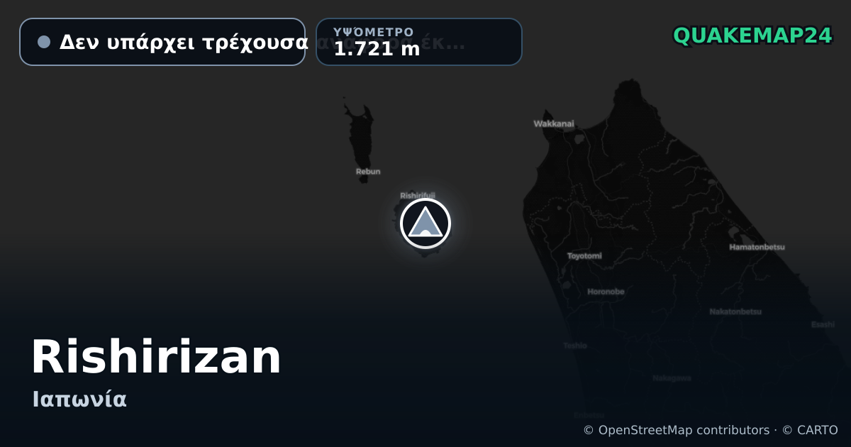 Rishirizan · Δεν υπάρχει τρέχουσα αναφορά έκρηξης · 1.721 m