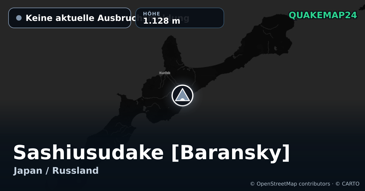 Sashiusudake [Baransky] · Keine aktuelle Ausbruchsmeldung · 1.128 m