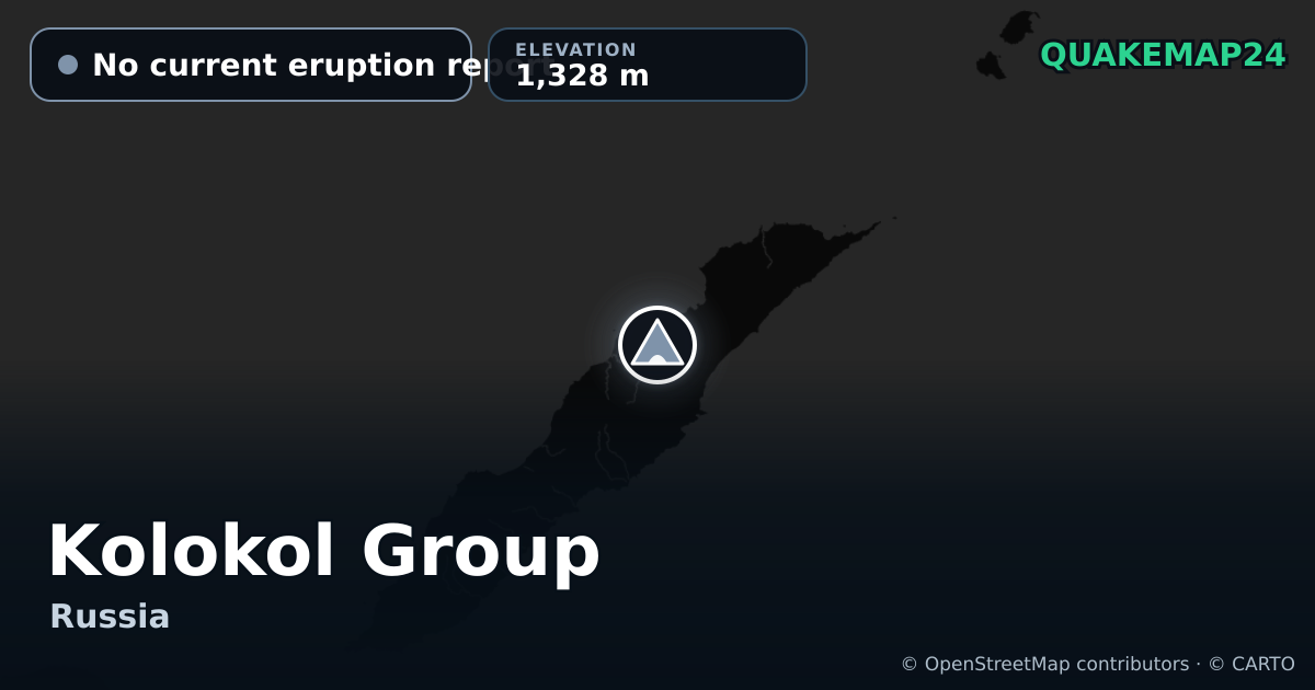 Kolokol Group · No current eruption report · 1,328 m
