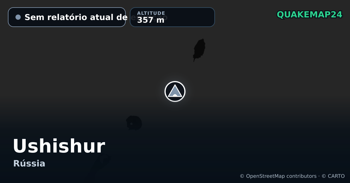 Ushishur · Sem relatório atual de erupção · 357 m